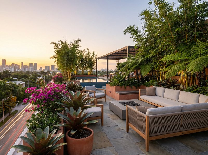 福利姬屋顶花园视频